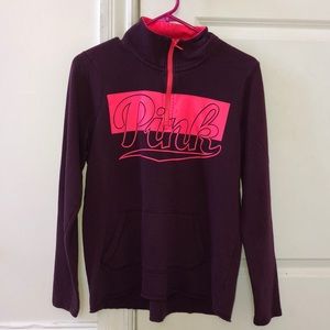 PINK dark pink/ light pink quarter zip